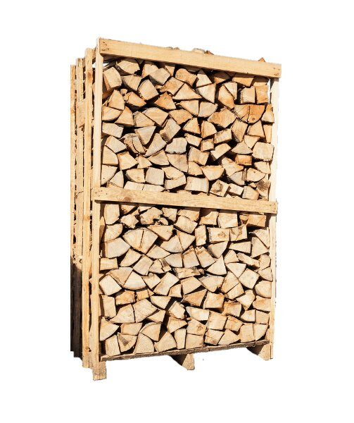 30 cm (2 stères) Bûches de bois séchées (Mélange de Hêtre, Chêne)